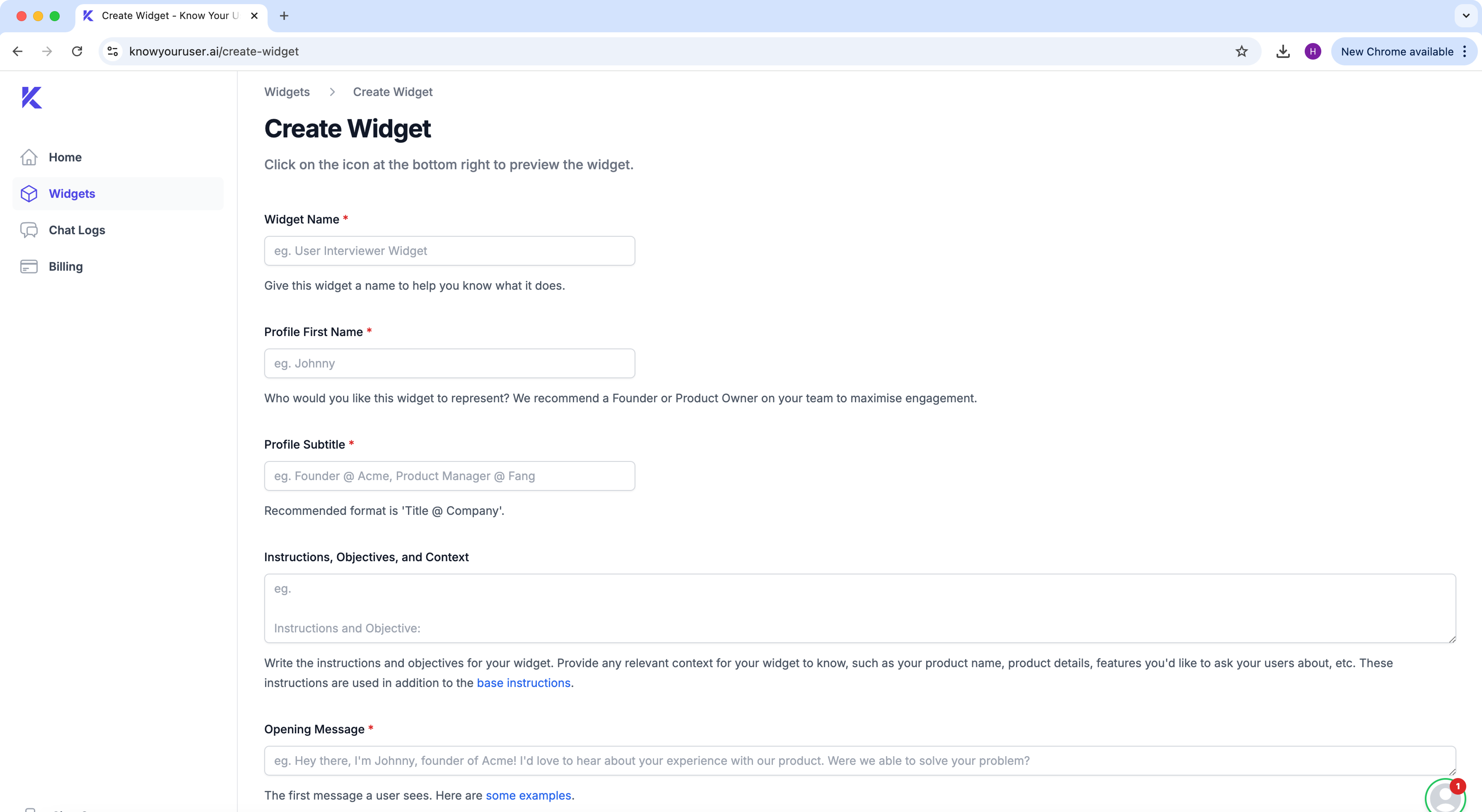 Product screenshot