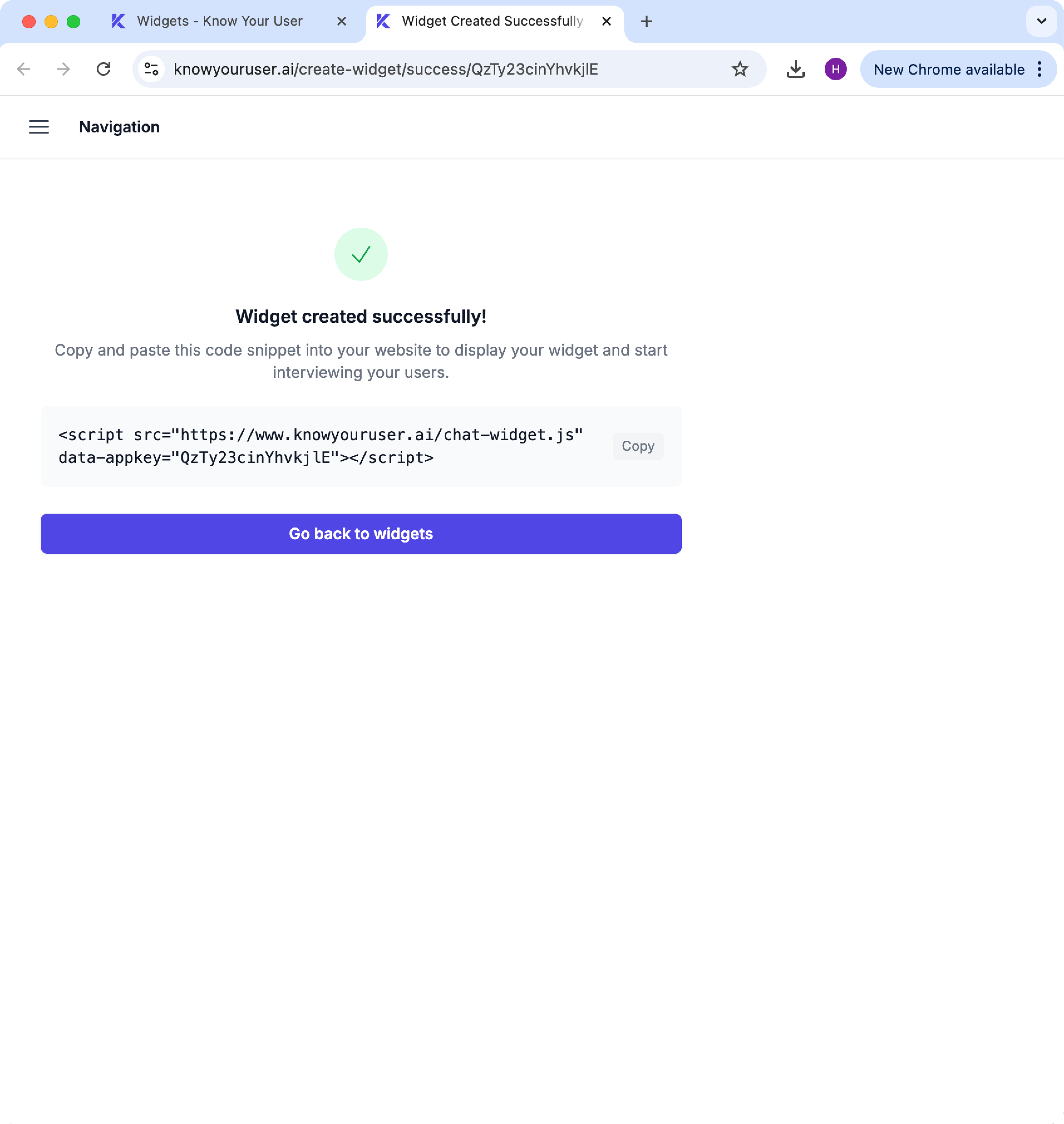 Product screenshot
